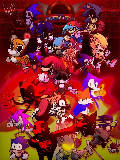 Sonic EXE 3.0 | Arte de fã, Exemplos de arte, Personagens de terror