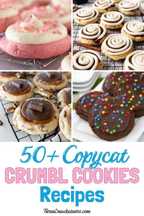 50+ Best Copycat Crumbl Cookie Recipes - The Three Snackateers