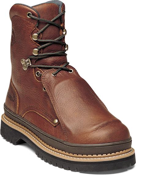 G8354 Georgia Giant Men's Metatarsal Guard Safety Boots - Brown ...