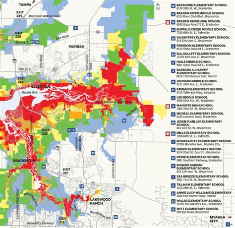 Manatee County Evacuations Zones Map Amp Shelters Heavy Com - Riset