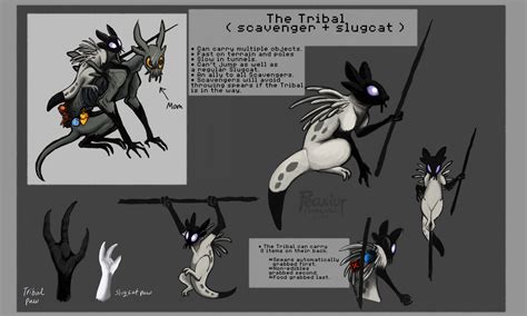 RainWorld Hybrids: The Tribal by PeculiurPerennial on DeviantArt