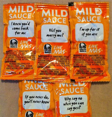 An entire conversation with Taco Bell sauce packets :) | Taco bell ...