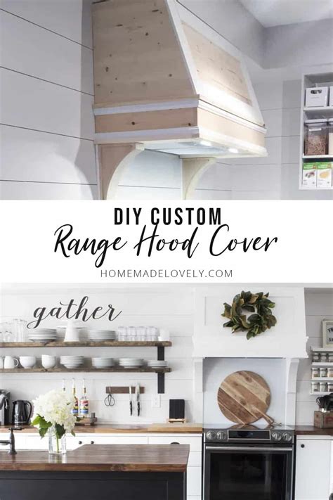 DIY Custom Range Hood Cover