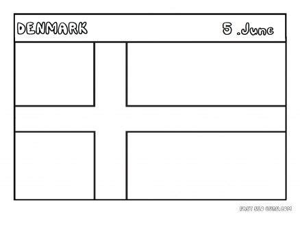 Iceland Flag Coloring Page - Barry Morrises Coloring Pages