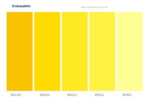 Canary Yellow Color Codes The Hex, RGB And CMYK Values That, 44% OFF