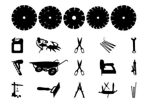 Construction And Tools Set - Download Free Vector Art, Stock Graphics ...