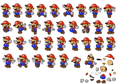 Paper Mario Sprite Sheet