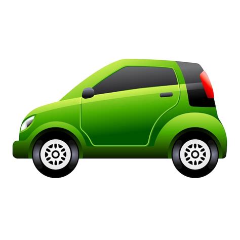 Premium Vector | Green car icon color vector illustration