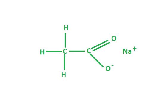 Sodium Acetate Lewis Structure