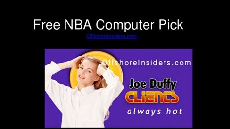 NBA Computer Picks Free