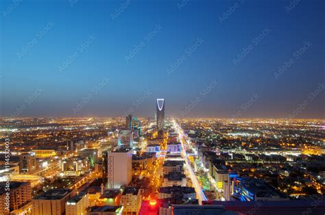 Riyadh Skyline Night View #9 Stock Photo | Adobe Stock