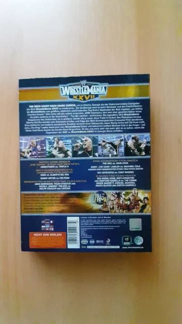 WWE WRESTLEMANIA XXVII DvD EUR 10,00 - PicClick DE