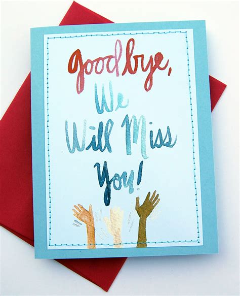 How To Make Farewell Greeting Card - direktflug deutschland