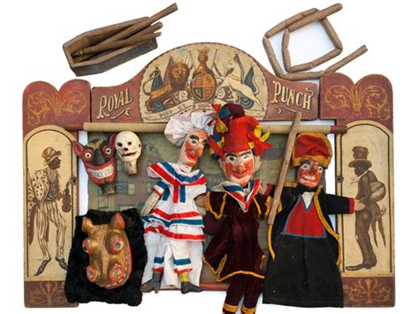 c1860 Punch and Judy Theatre with Puppets : Parade Antiques Online Shop ...