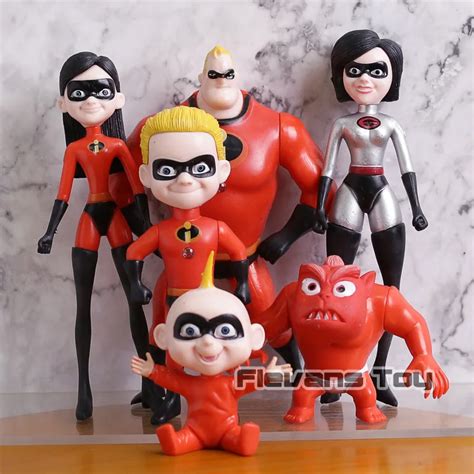 Pixar The Incredibles 2 Family Pack Junior Supers Figures Toys Dash ...