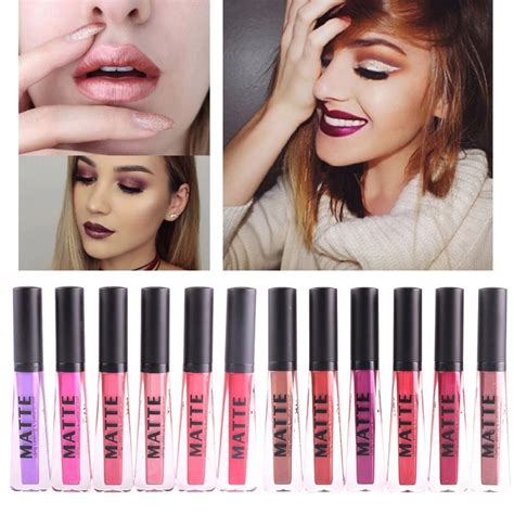 Aliexpress.com : Buy Metallic Liquid Lipstick Girls Lip Gloss Metal ...