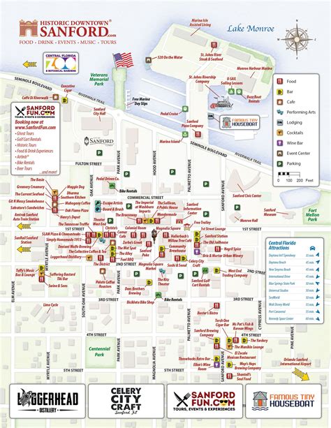 Map of Historic Downtown Sanford, FL - SanfordFun.com Tours, Events ...