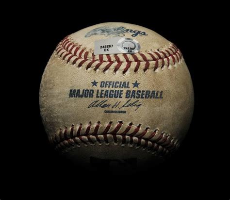 Felix Hernandez Perfect Game ball – Works – eMuseum