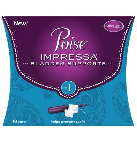 Poise Impressa® Bladder Supports - J&B At Home