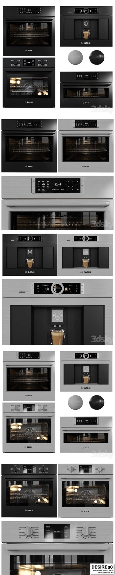 Desire FX 3d models | Bosch Ovens – 3D Model