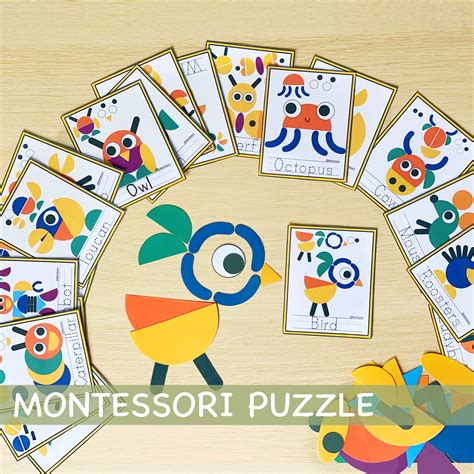 Montessori Printable Puzzle Preschool Toddler Activities - Etsy Australia