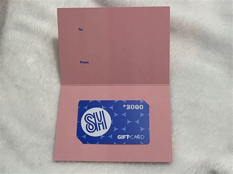 SM Gift Card (Worth ₱2,000), Tickets & Vouchers, Store Credits on Carousell