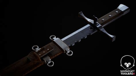 ArtStation - Langes Messer 3D Asset | Game Assets