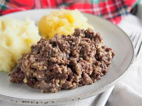 A simplified haggis - Caroline's Cooking