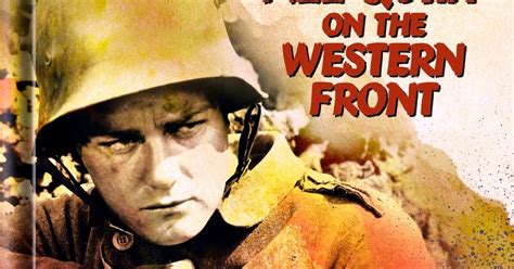 The Art and Culture of Movies: All Quiet on the Western Front - Silent ...