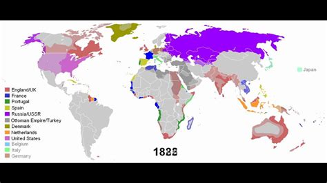 European Colonial Empires 1492-2008 - YouTube