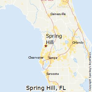 Spring Hill Fl Zip Code Map - Gennie Clementine