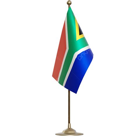 South Africa Flag With Pole, South Africa Flag Post, South Africa Flag ...