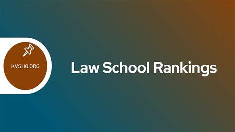 Law School Rankings 2023 Top 50 Law Schools/ Universities