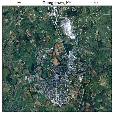 Aerial Photography Map of Georgetown, KY Kentucky