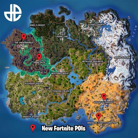 Fortnite Chapter 5 Season 2 Map Changes All New Locations Explained ...