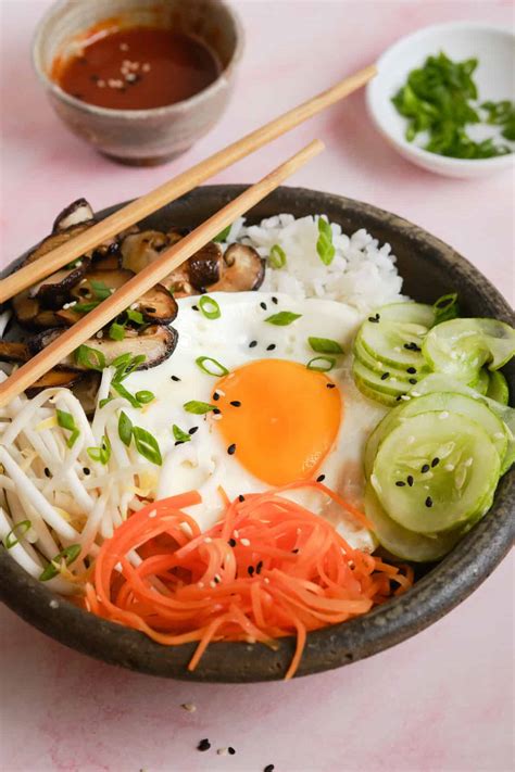 Bibimbap Recipe (Korean Mixed Rice) - Food Faith Fitness