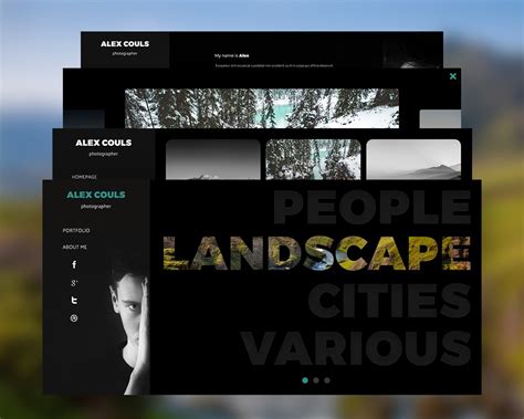 Photography Portfolio Website Template