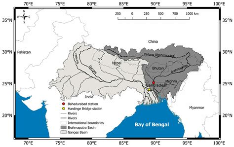 Ganges Brahmaputra Delta Map