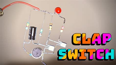 How to Make Simple Clap Switch Circuit - YouTube