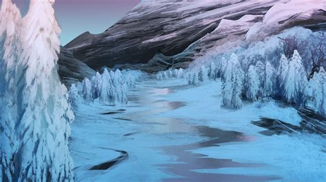 Winter Mountain And River Wallpapers - Wallpaper Cave