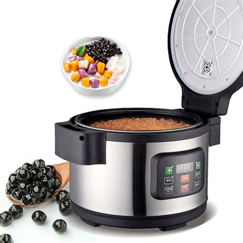 Amazon.com: Mvckyi Commercial Tapioca Boba Maker Pearl Cooker, 16L ...