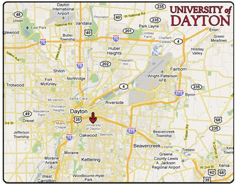 University Of Dayton Campus Map Pdf