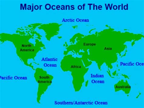 Marine Biome Location Map