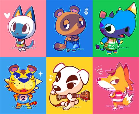 Animal Crossing Villagers by crayon-chewer on DeviantArt