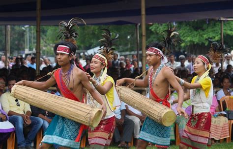 the wangala dance being performed during the 5 anniversary celebration ...