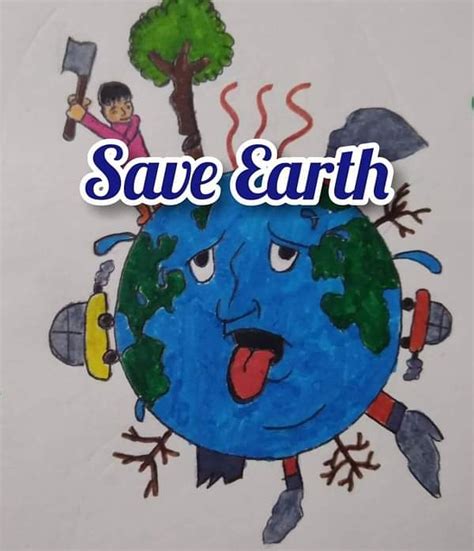 Save Nature Save Earth Drawings