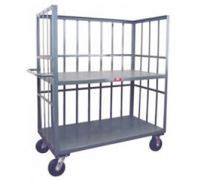 Heavy Duty Bulk Mail Carts - Mailroom Furniture