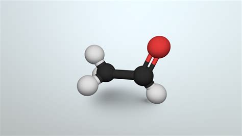 Acetaldehyde C8H8O or C6H5COCH3 - 3D model by Learning Pitch ...