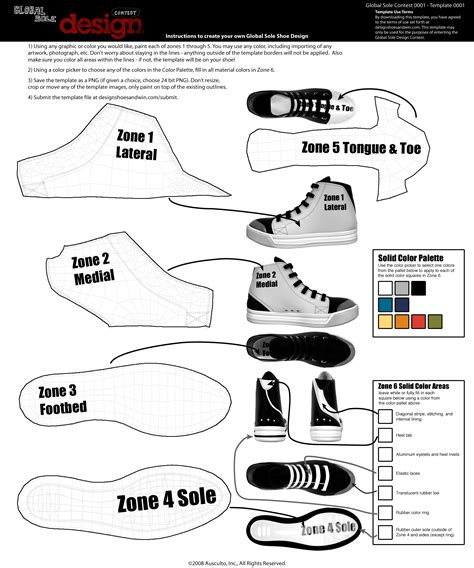 Sneaker Template Printable