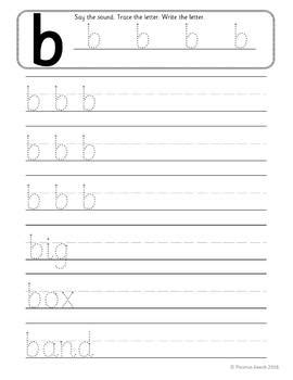 Phonics Worksheets, Lesson Plan, Flashcards| Jolly Phonics Letter B ...